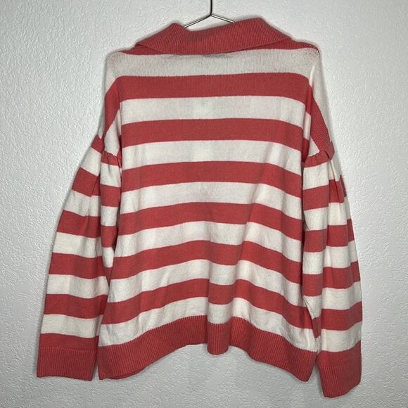 NWT Tanya Taylor Maisie Knit Top Salmon Rose Sweater 2X - Picture 7 of 13